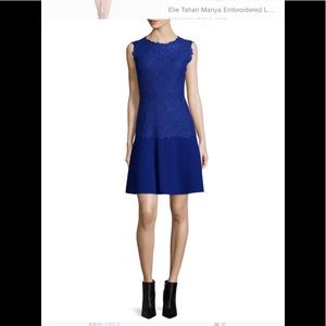 Blue dress by Elie Tahari